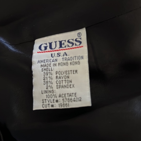 Guess gray white stripe blazer, Size S - Picture 8 of 8